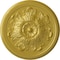 Ekena Millwork Legacy Acanthus Ceiling Medallion (Fits Canopies up to 3 1/2"), 12 3/4"OD x 7/8"P, Rich Gold CM12LERGS - alternate 1